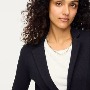 J.Crew School Boy 100% Cotton Black Sweater Blazer Size Extra-Small NWT 50% OFF!